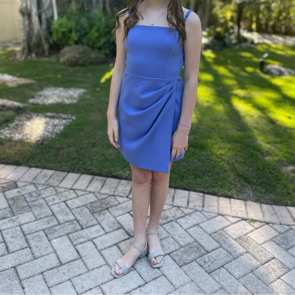 French connection Blue Spaghetti Strap Dress